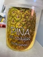 Mängden socker i Piña natural a rodajas
