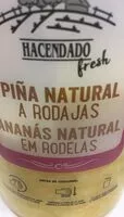 Mängden socker i Piña natural a rodajas