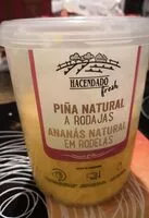 Mängden socker i Piña natural a rodajas