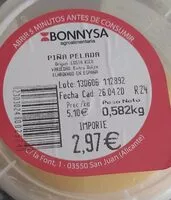 Mängden socker i Piña pelada