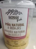 Mängden socker i Piña natural en rodajas