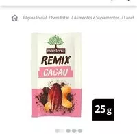 Mängden socker i Mix nibs de cacau