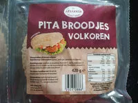 Mängden socker i Pita broodjes volkoren