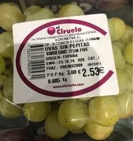 Mängden socker i Uvas sin pepital
