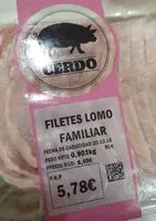 Mängden socker i Filetes de lomo