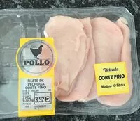 Mängden socker i Filete de pechuga de pollo