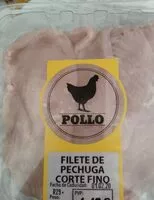 Mängden socker i Filete de pechuga corte fino