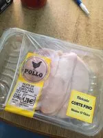 Mängden socker i Filete de pechuga de pollo corte fino