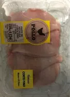 Mängden socker i Filetes de pechuga de pollo corte fino