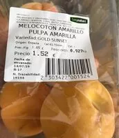 Mängden socker i Melocoton amarillo