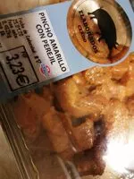 Mängden socker i Pincho amarillo con perejil