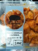 Mängden socker i Pincho amarillo con perejil