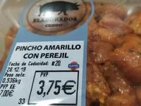 Mängden socker i Pincho amarillo con perejil
