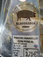 Mängden socker i Pincho amarillo con perejil