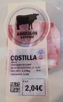 Mängden socker i Costilla vacuno