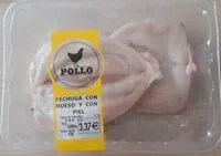 Mängden socker i Pechuga con hueso y piel