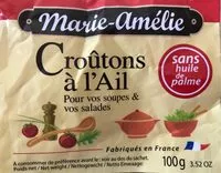 Mängden socker i Croûtons à l'Ail