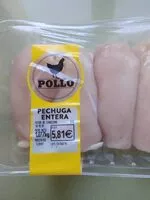 Mängden socker i Pechuga entera de pollo