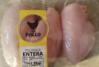 Mängden socker i Pechuga entera de pollo