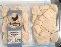 Mängden socker i Lagrimitas al limon