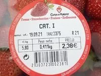 Mängden socker i Fresas