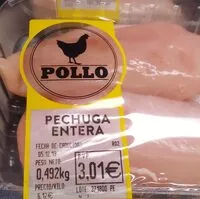 Mängden socker i Pechuga entera