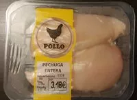 Mängden socker i Filete de pechuga de pollo