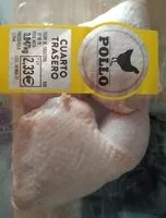 Mängden socker i Cuarto trasero de pollo
