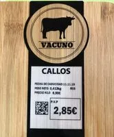 Mängden socker i Callos