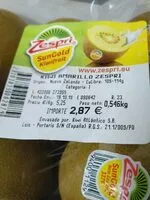 Mängden socker i Kiwi amarillo