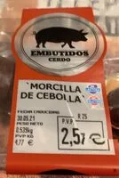 Mängden socker i Morcilla de cebolla