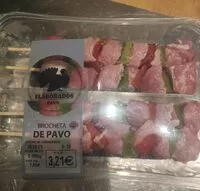 Mängden socker i Brocheta de pavo