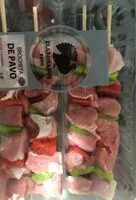 Mängden socker i Brocheta de Pavo