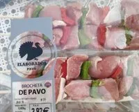 Mängden socker i Brocheta de pavo