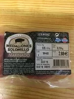 Mängden socker i Medallones solomillo marinado