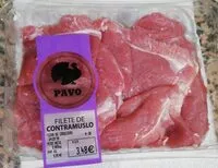 Mängden socker i Filete de contramuslo de pavo