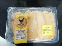 Mängden socker i Fileteada corte fino (mínimo 10 filetes) "POLLO"