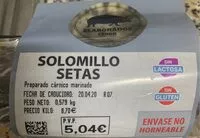 Mängden socker i Solomillo setas