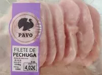 Mängden socker i Filete de pechuga de pavo