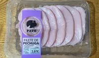 Mängden socker i Filete de pechuga de pavo