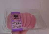 Mängden socker i Filete de pechuga de Pavo