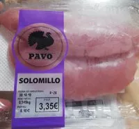 Mängden socker i Solomillo de pavo