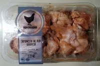 Mängden socker i Jamoncito de pollo ala barbacoa