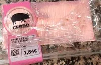 Mängden socker i Chuletas de lomo cerdo