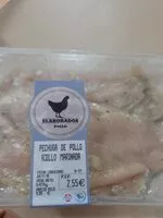 Mängden socker i Pechuga de pollo ajillo marinada