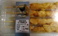Mängden socker i Pinchos c/ varilla
