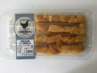 Mängden socker i Pinchos de pollo con varilla