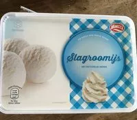 Mängden socker i Slagroomijs