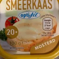 Mängden socker i Smeerkaas 20+ mosterd