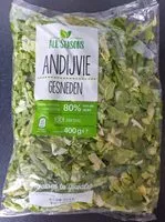 Mängden socker i Andijvie gesneden